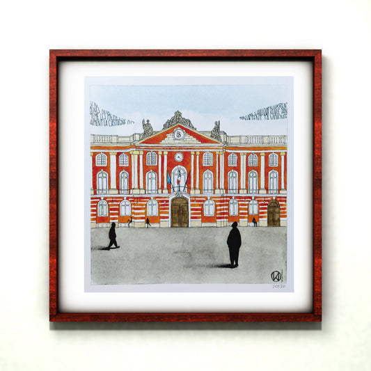 Place du Capitole, 20 x 20 cm