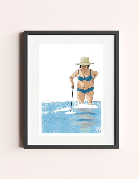 Baigneuse 2.0, 21 x 30 cm