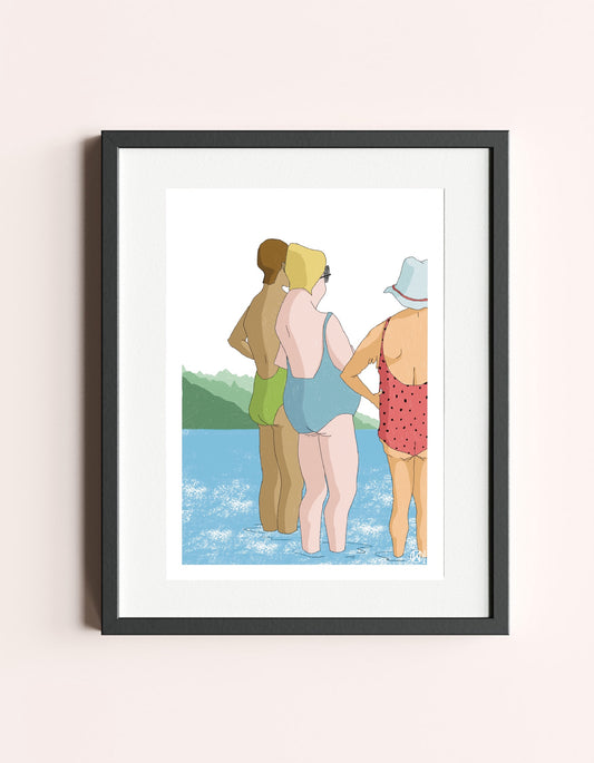 3 Baigneuses 2.0, 21 x 30 cm