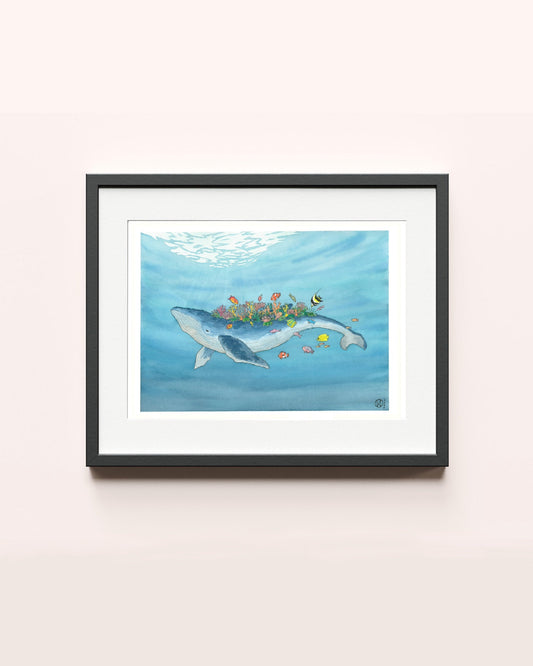 La grande Bleue, 30 x 40 cm