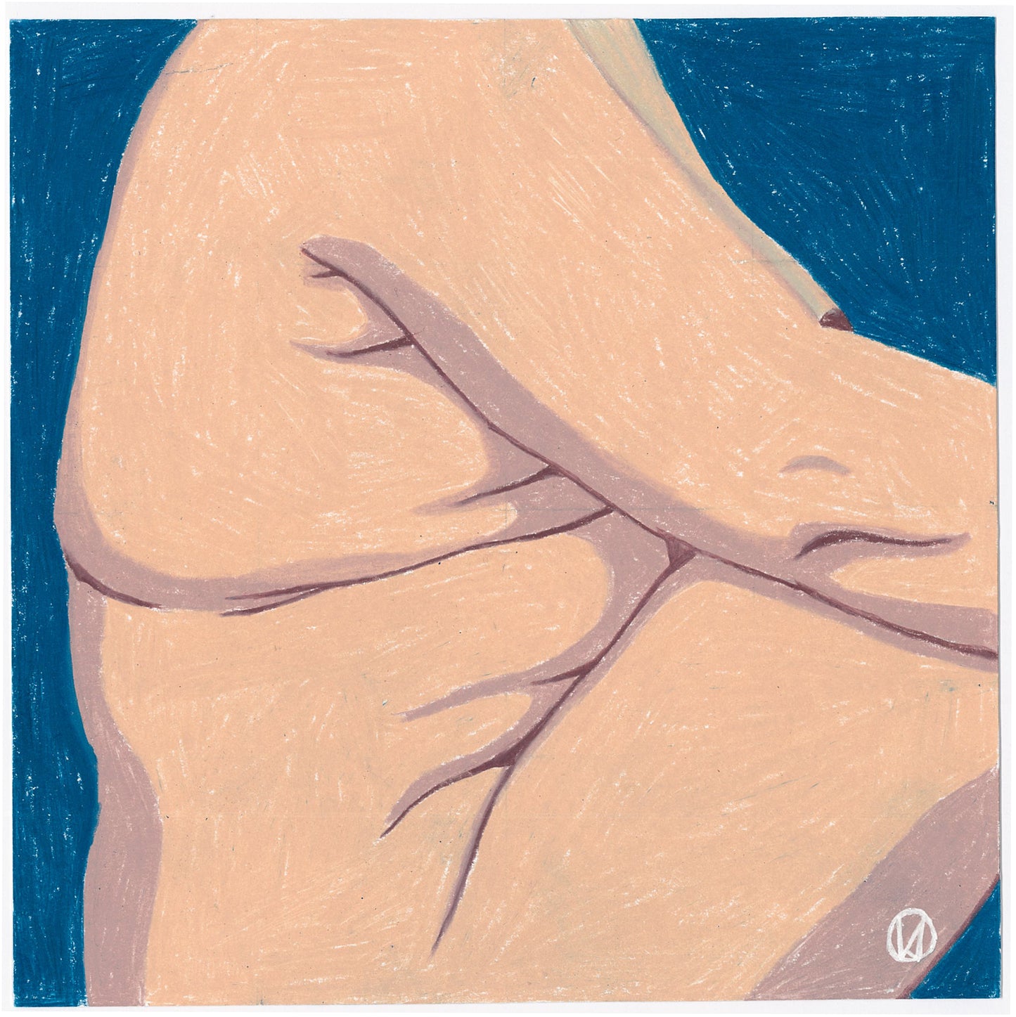 Rose, 20 x 20 cm