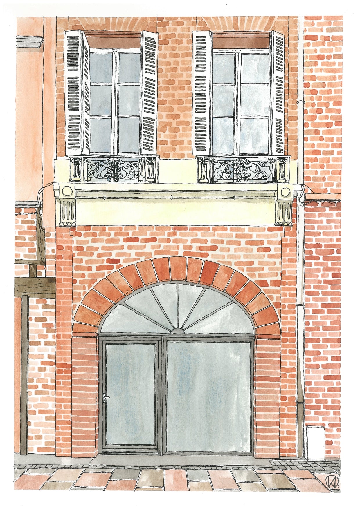 Vitrine toulousaine, 21 x 30 cm