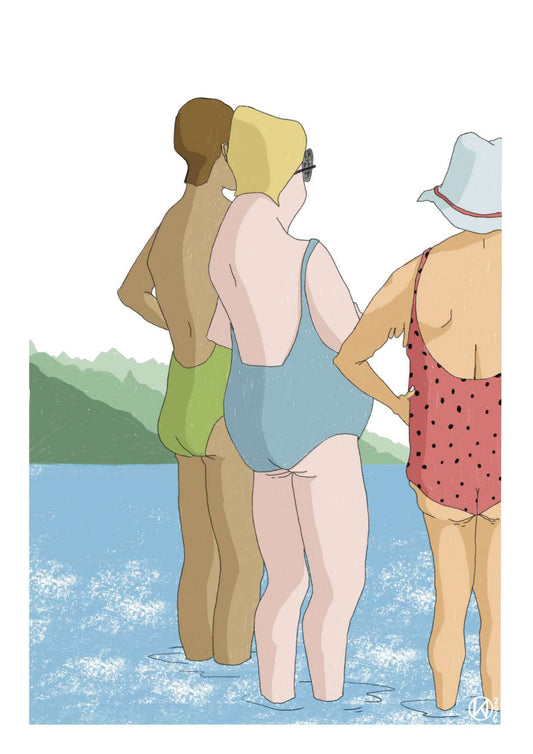3 Baigneuses 2.0, 21 x 30 cm
