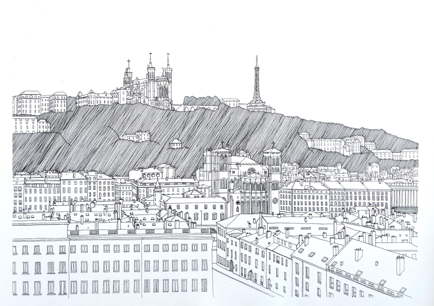 Lyon, 30 X 40 cm
