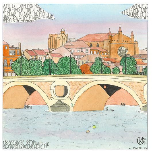 Pont-Neuf, 20 x 20 cm