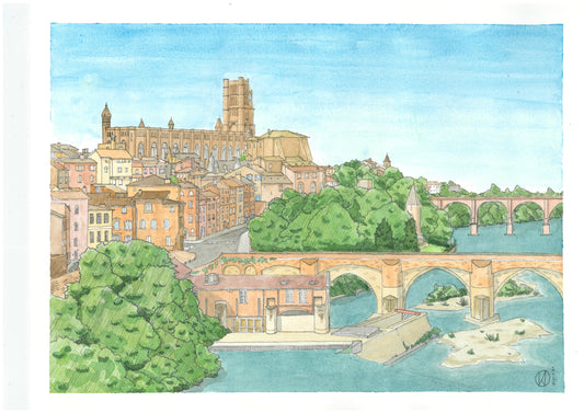 Albi, 30 X 40 cm