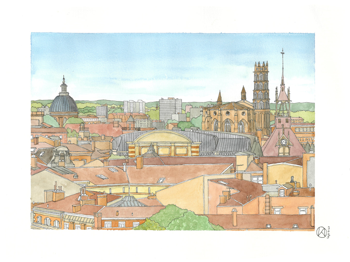 Toulouse, 30 x 40 cm